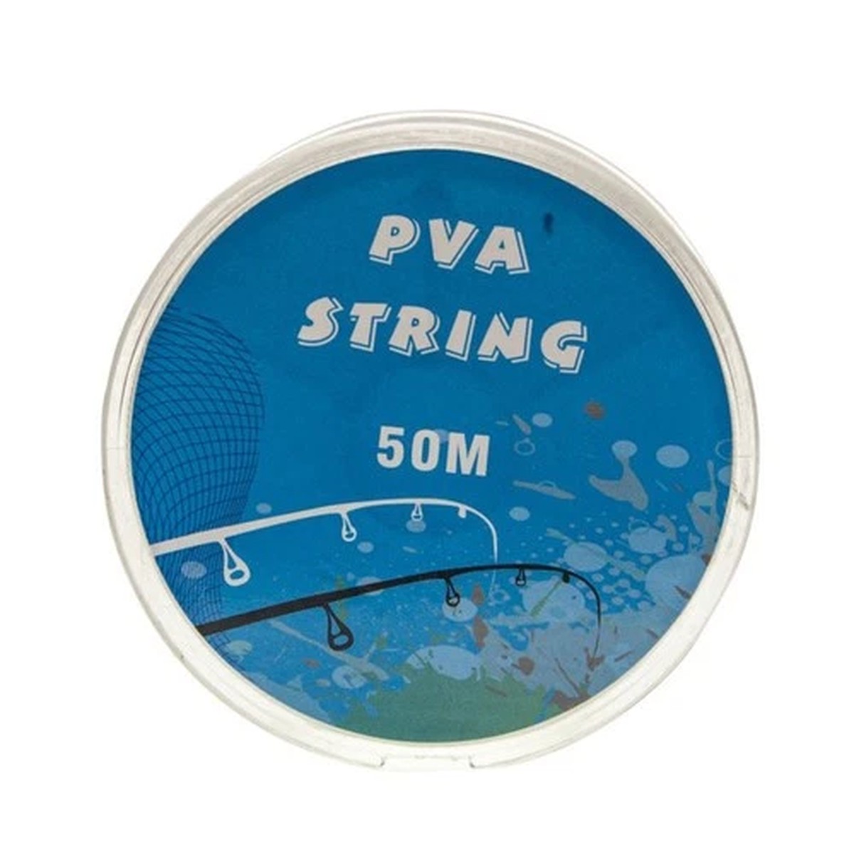 50m PVA String for Fishing Bait Bags Quick Dissolve and For Braided Use