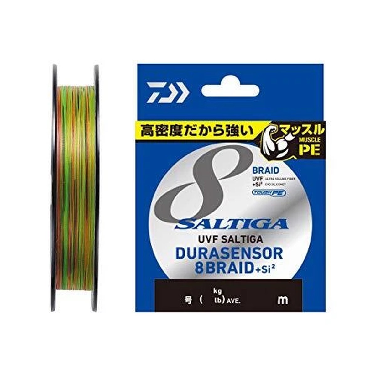 Daiwa Fishing PE Line UVF SALTIGA DURA SENSOR X8 Si2 400m #6/79lb