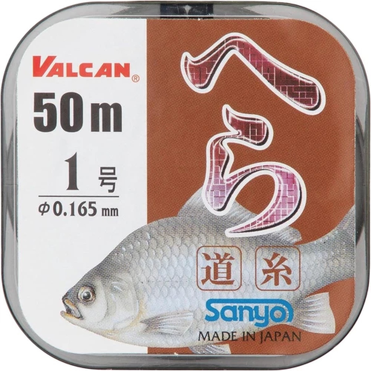 * Sanyo Nylon VALCAN HERABUNA Crucian Carp Nylon Line 50m Yellow