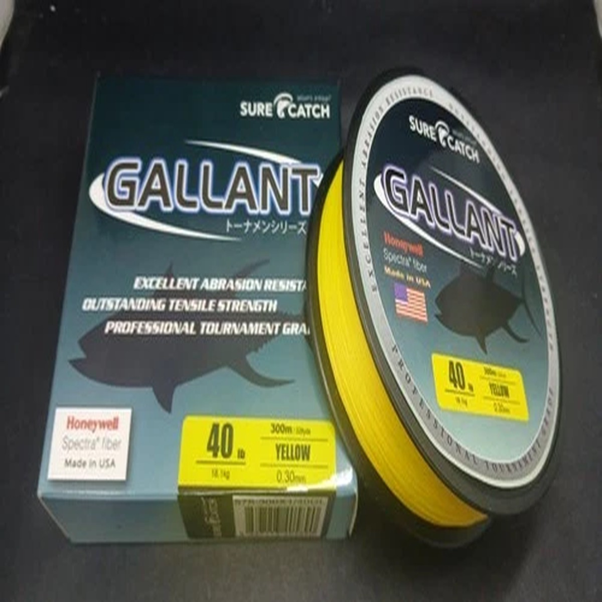 40lb USA Honeywell Spectra Fiber Surecatch Gallant 300m 328yd Fishing Line