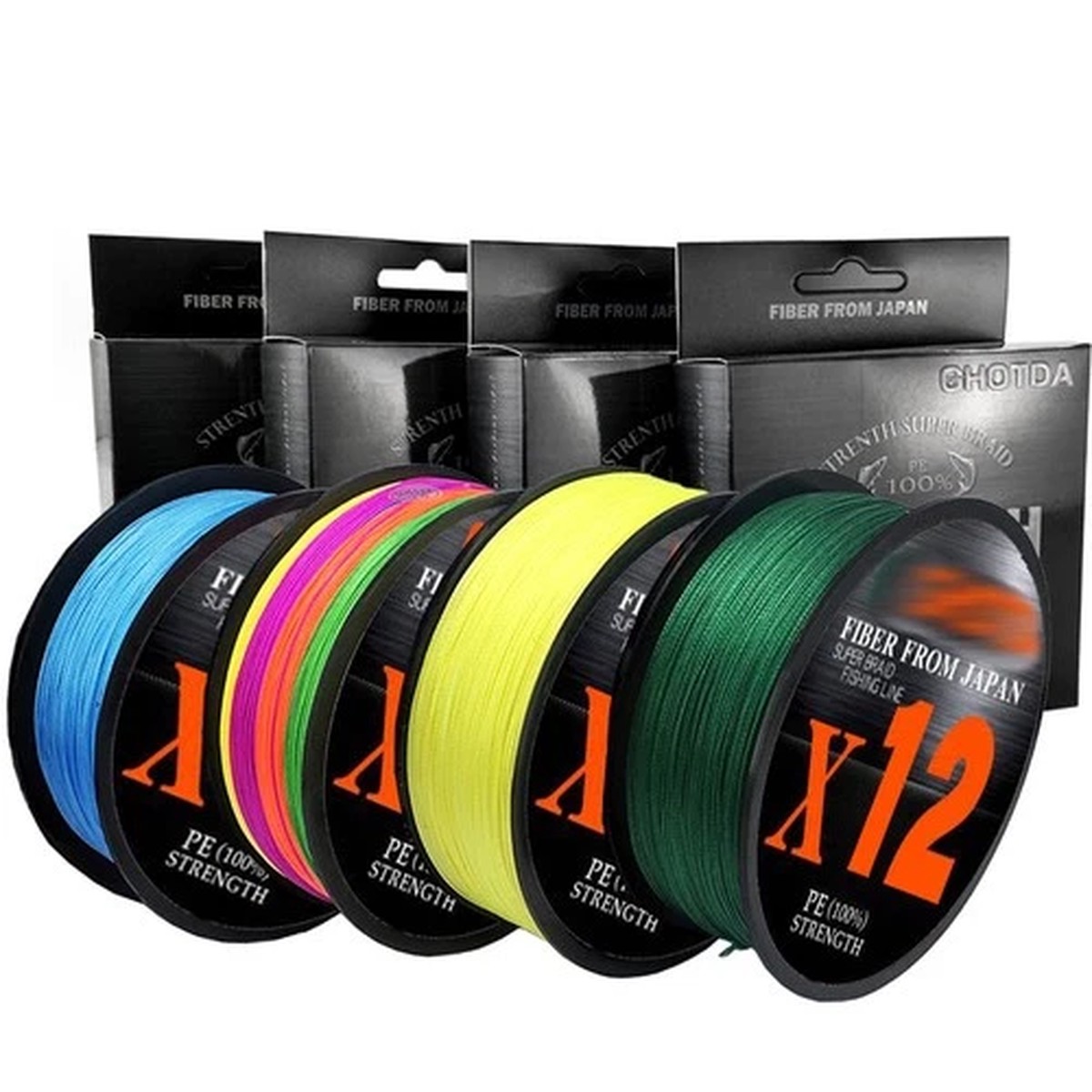 X12 Braided Fishing Lines Super Strong 12strand Multifilament PE Fishing Line