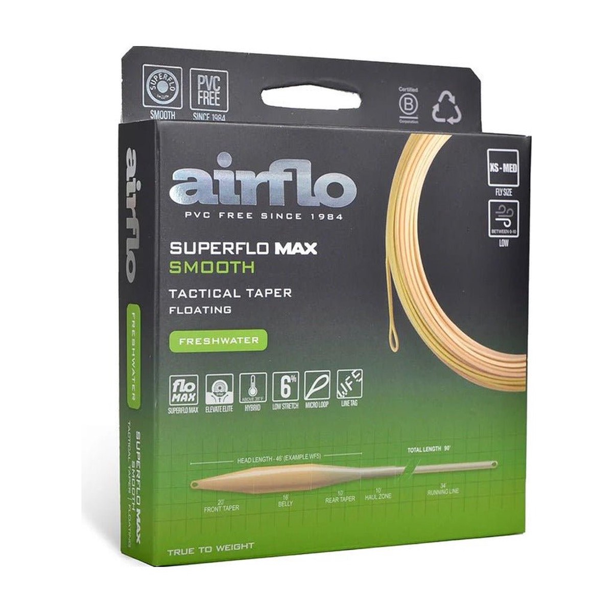 Airflo Superflo Max - Tactical Taper - Bamboo/Watery Olive