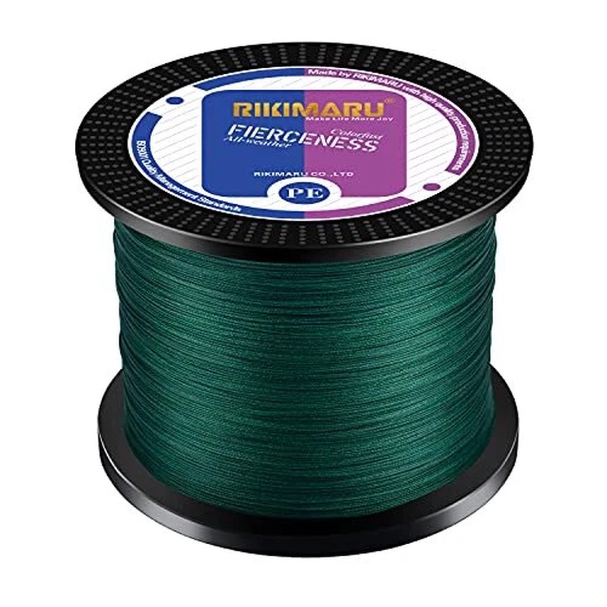 Braided Fishing Line Abrasion Resistant 327 Yds/0.10mm/10LB Moss Green