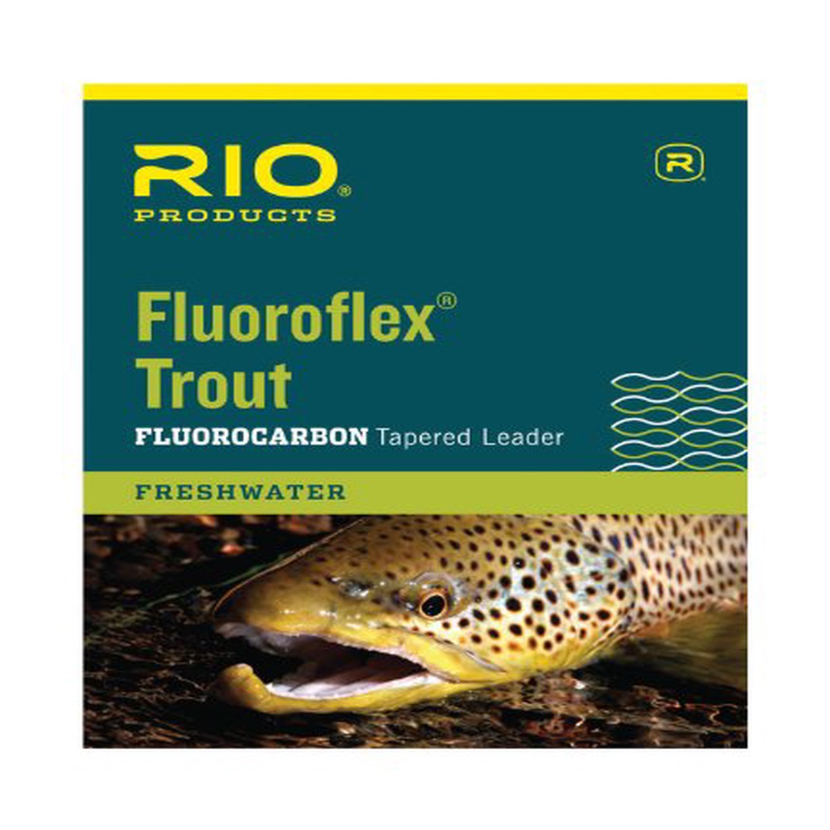 RIO Fluoroflex Trout Tapered Leader 4X