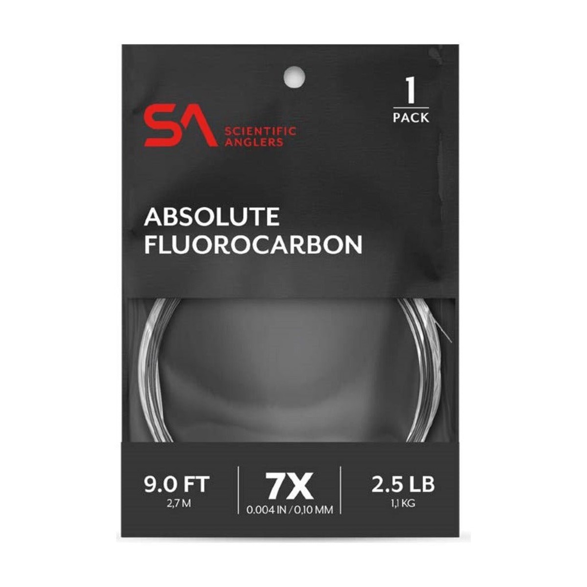 Scientific Anglers Absolute Fluorocarbon Leader - 9'