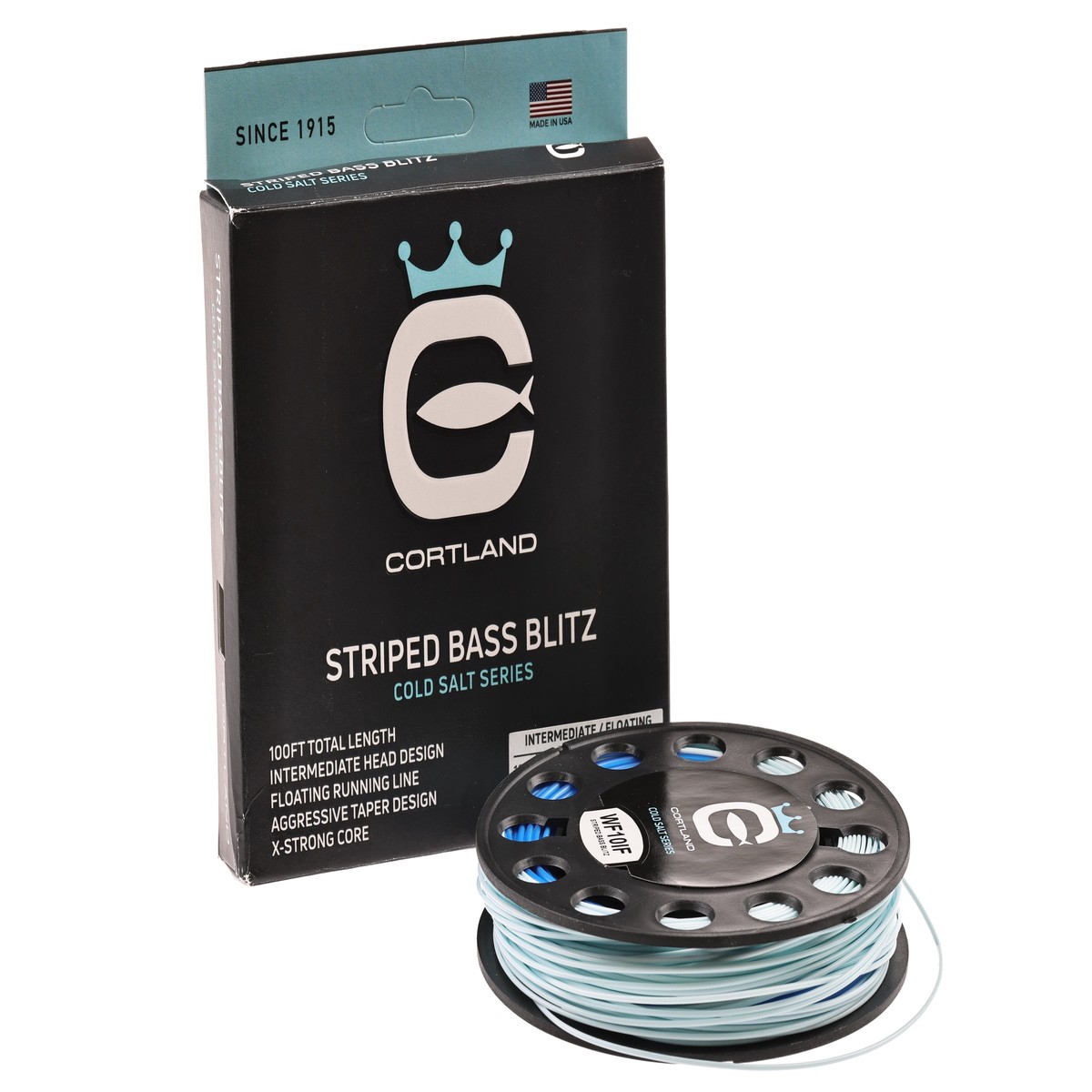 Used Cortland Striped Bass Blitz Intermediate WF10I Fly Line