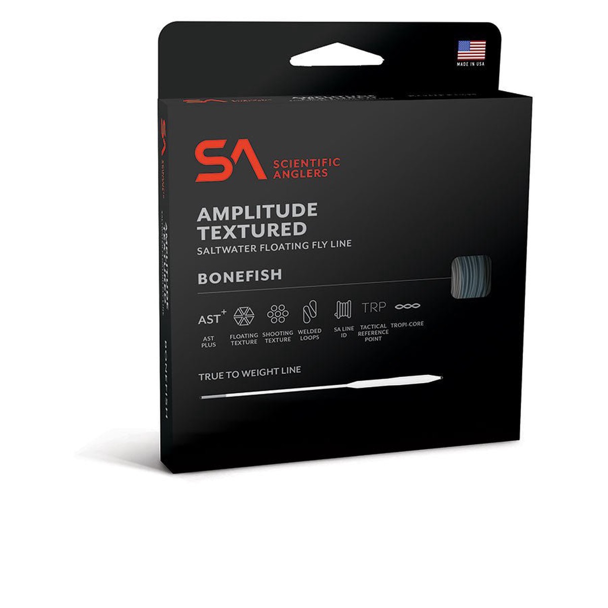 Amplitude Bonefish Taper - Black / Surf