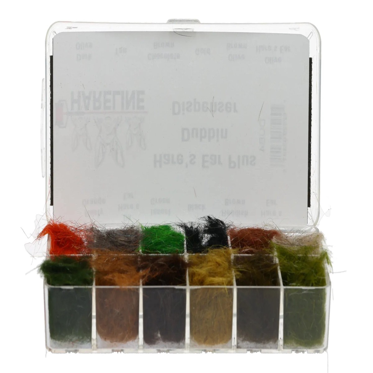 Hareline Hare's Ear Plus Dub - Multi Color Assortment w/ Dispenser