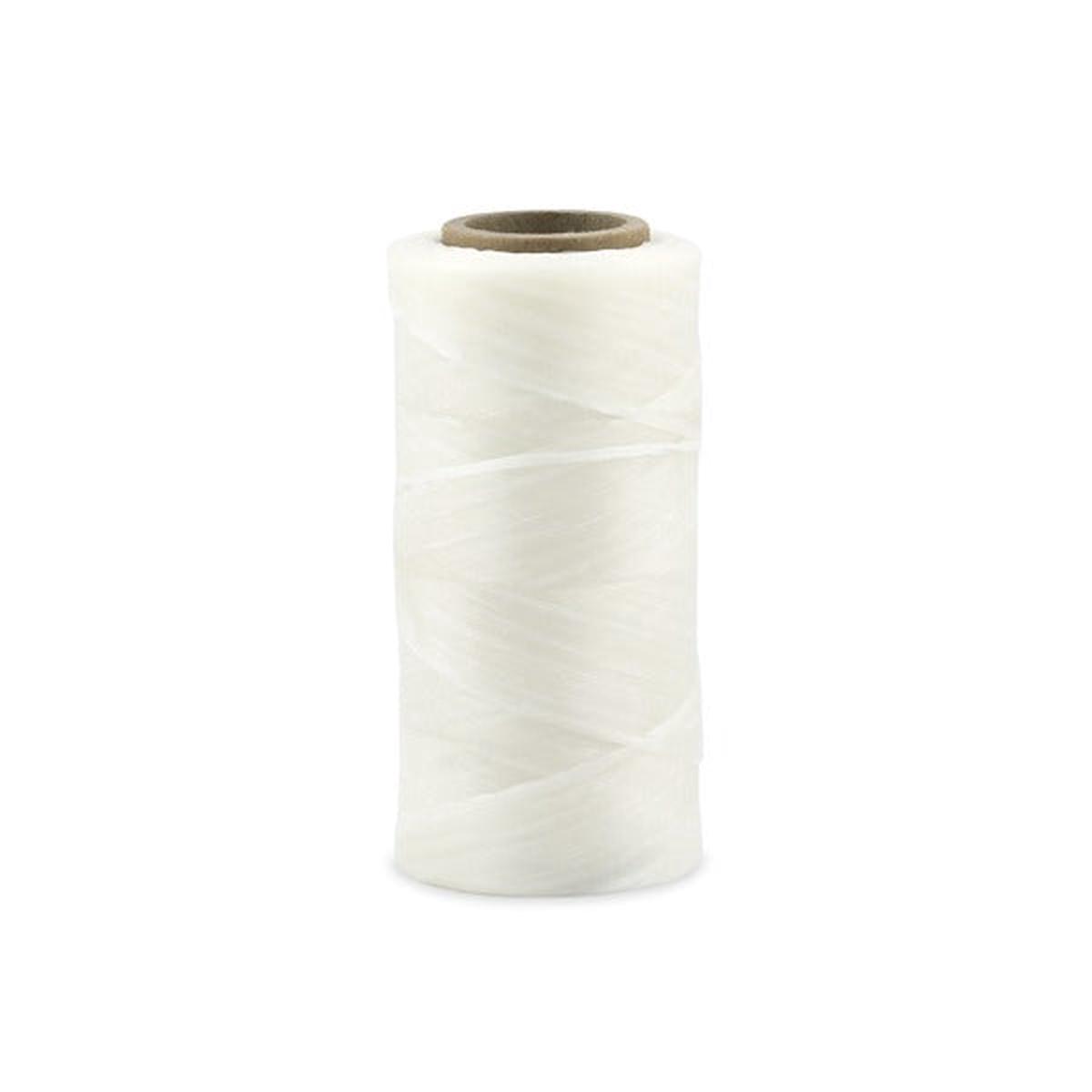 AFW Waxed Polyester Rigging Floss, 50 lb / 22.7 kg test, Natural, approx 1/4 lb (.11 kg), 233 yd / 213 m