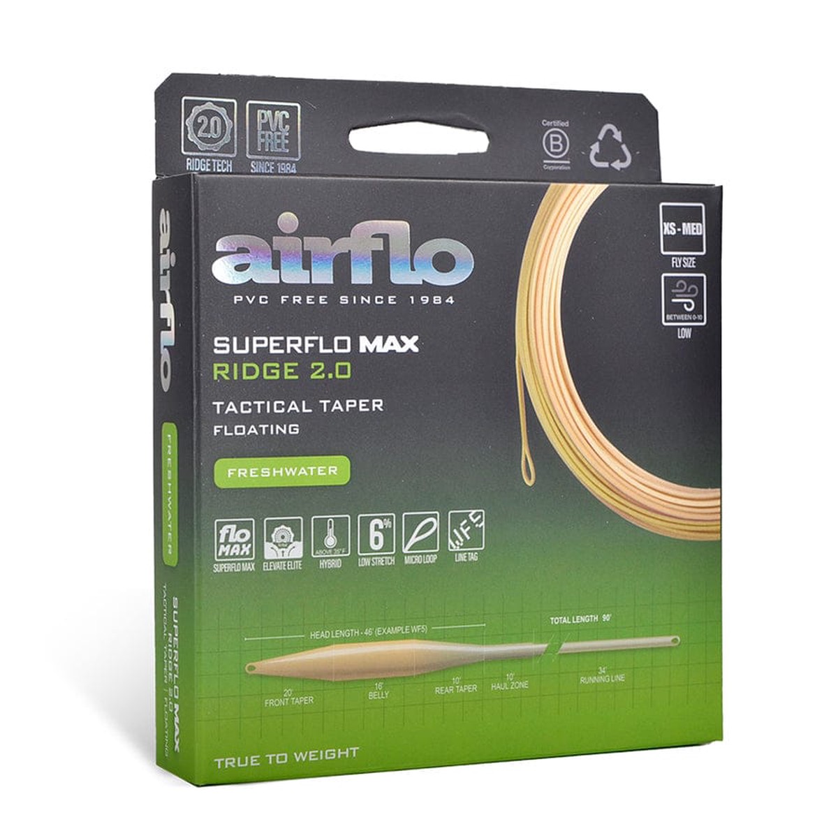 Airflo Superflo Max Ridge 2.0 Tactical Taper Fly Line