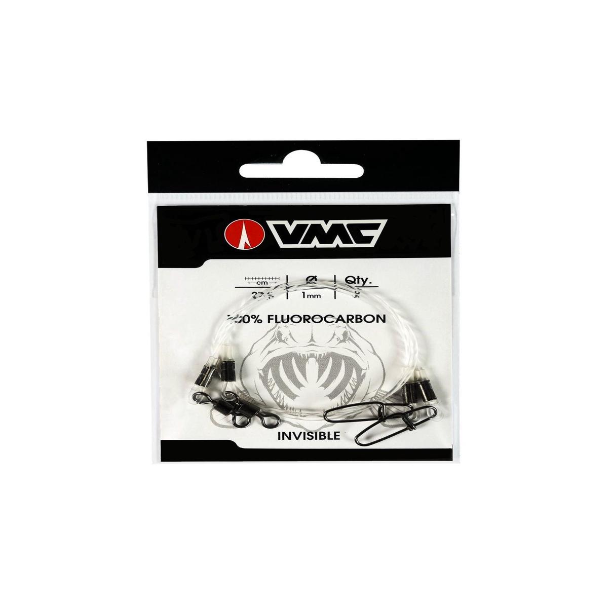 VMC FLUOROCARBON LEADERS, #1.00mm, 40cm, 2pc
