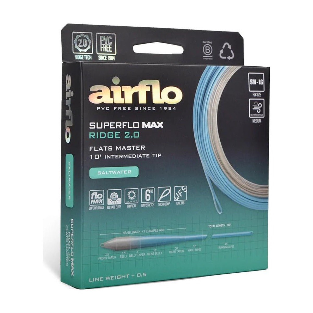 Airflo Superflo Max Ridge 2.0 - Flats Master - Intermediate Tip