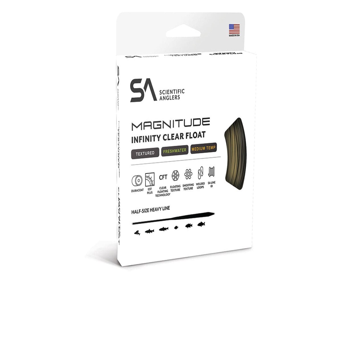 Scientific Anglers Magnitude Textured Infinity Clear Tip Floating Line