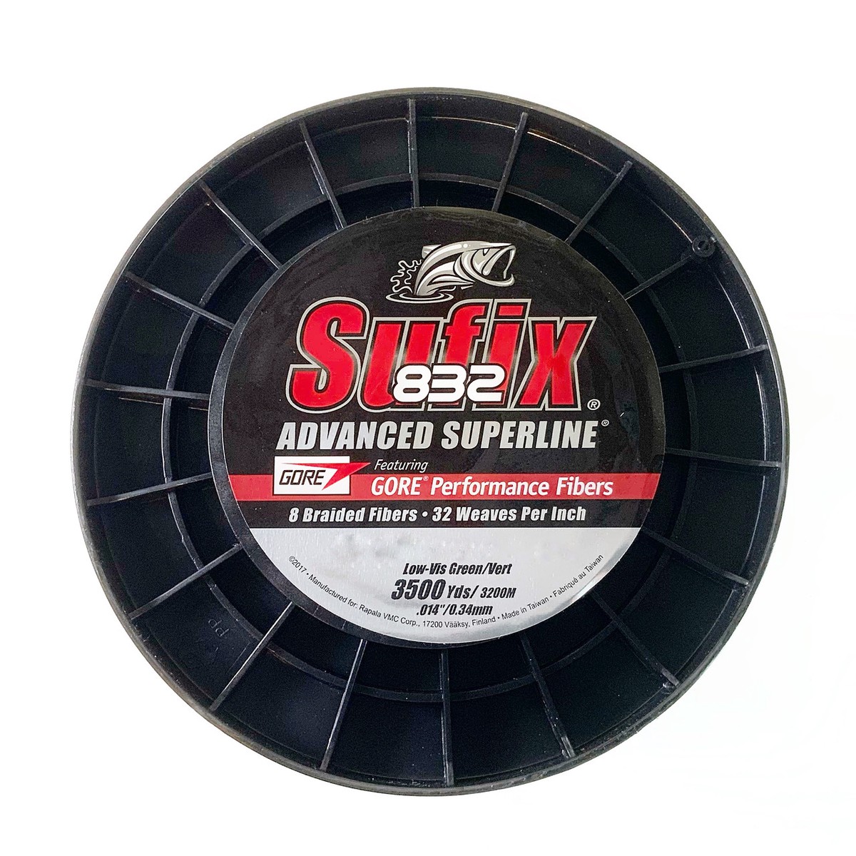 Sufix 832 Braid 3500yd Bulk Spool