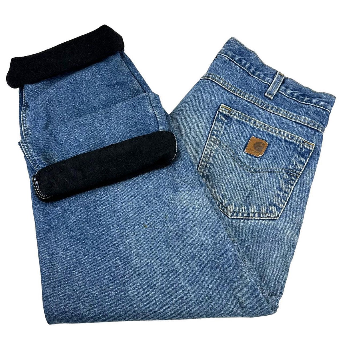 XXB - Carhartt Fleece Lined Straight Leg Jean 44x32