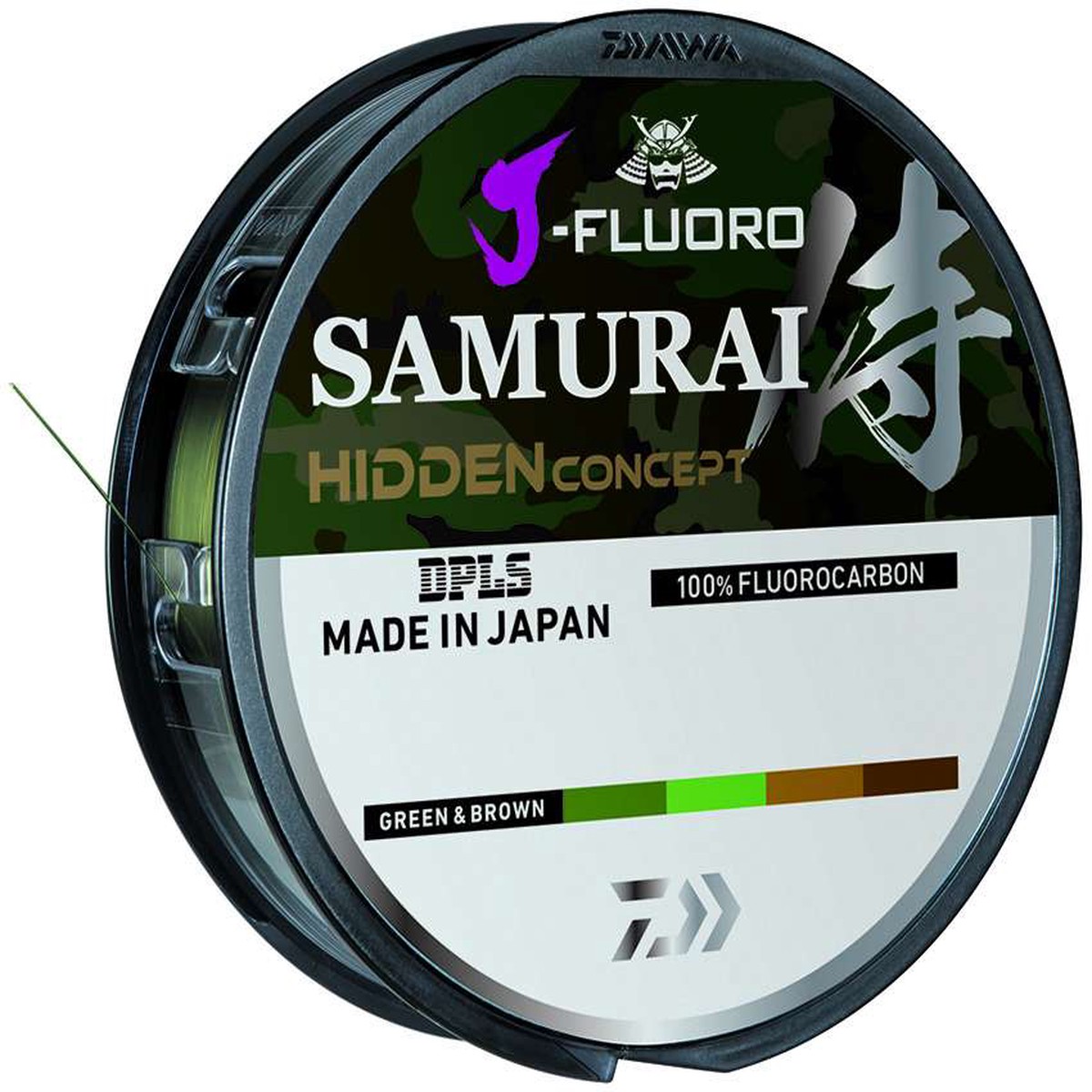 XXB Daiwa J-Fluoro Samurai Hidden Concept Fluorocarbon Line - 18Lb - 220Yd