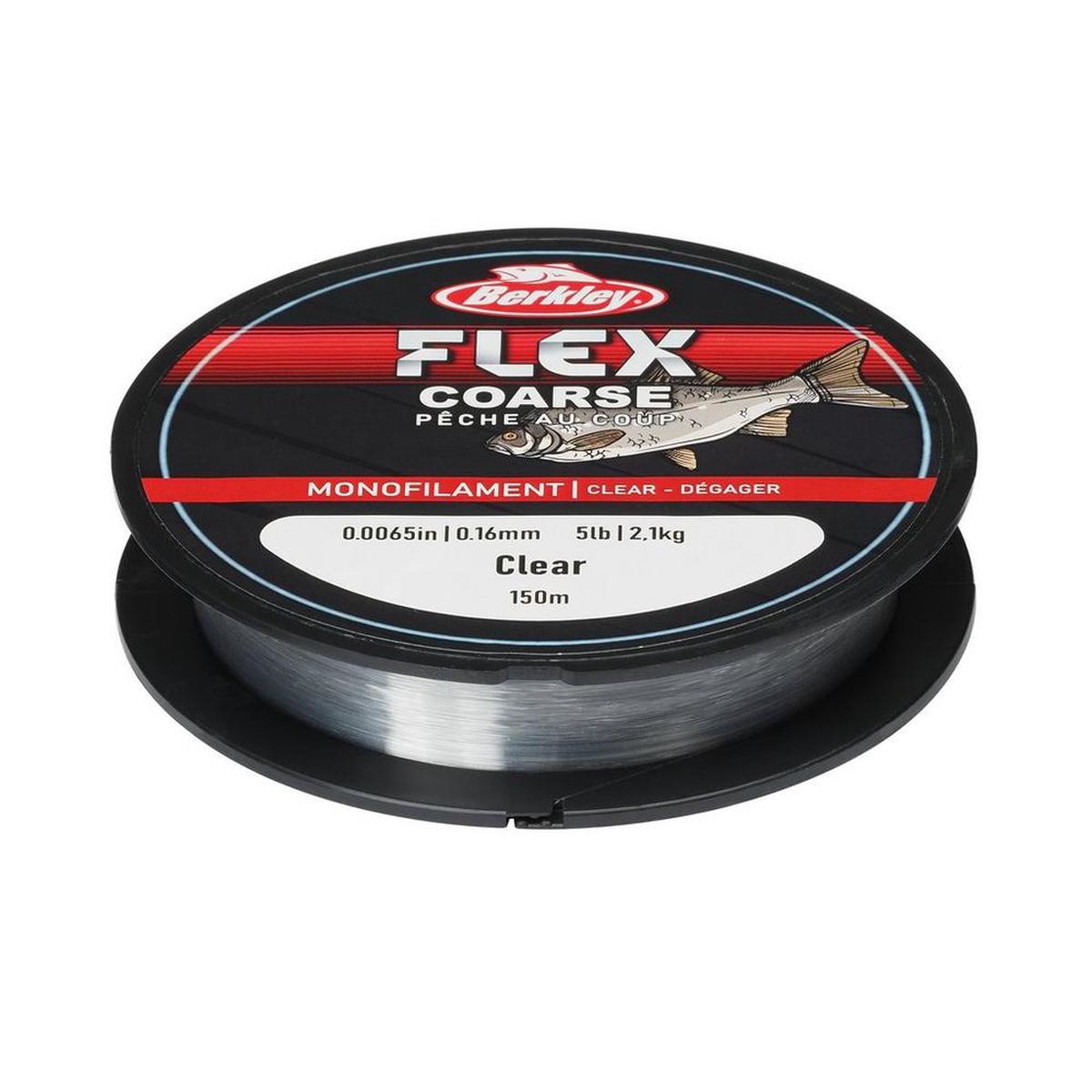 Berkley Flex SS Coarse Mono Line 150m Clear - 0.18mm 6lb/2.55kg