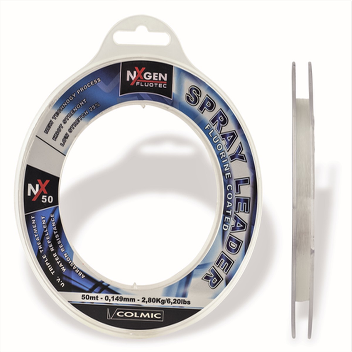 COLMIC SPRAY LEADER 0.50mm 50m 19.8kg resistance Monofilament Line