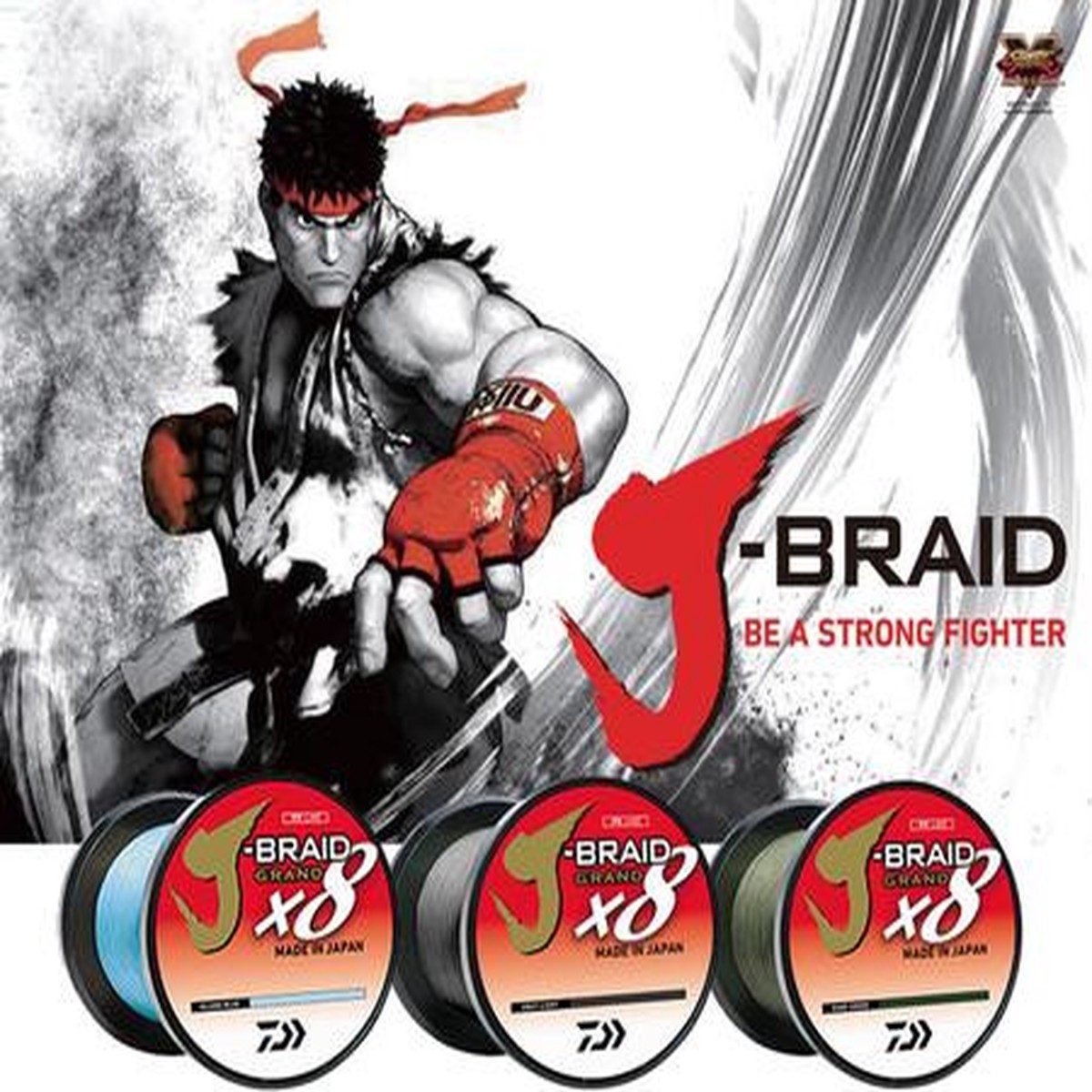 Daiwa J-Braid x8 Grand 3000yd Bulk Spools
