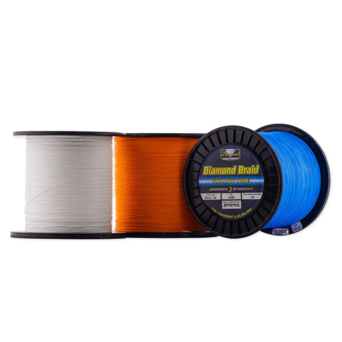 Diamond Gen-3 Hollowcore Braid 3000 Yard Bulk Spools