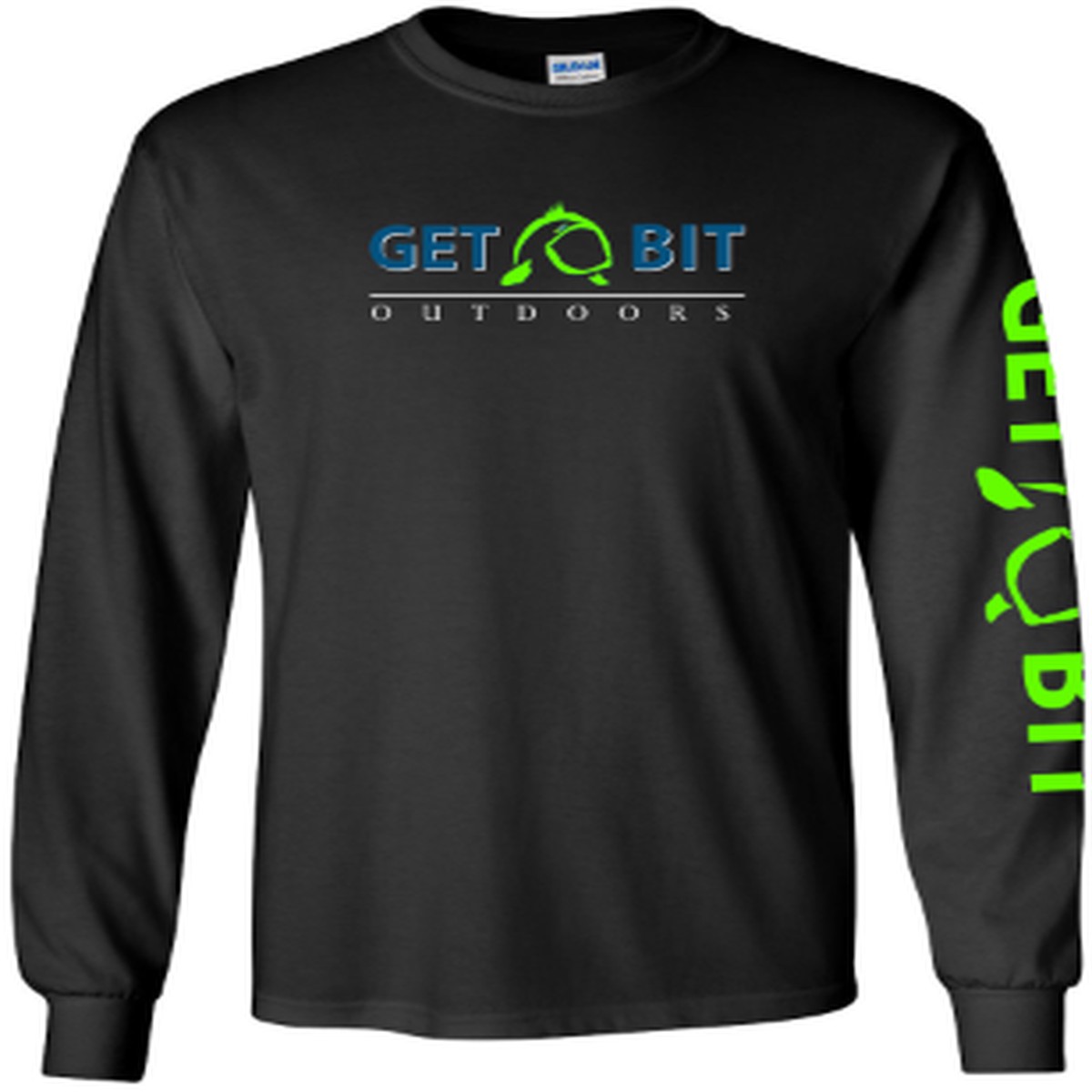 Get Bit Blue Line LongSleeve T-Shirt