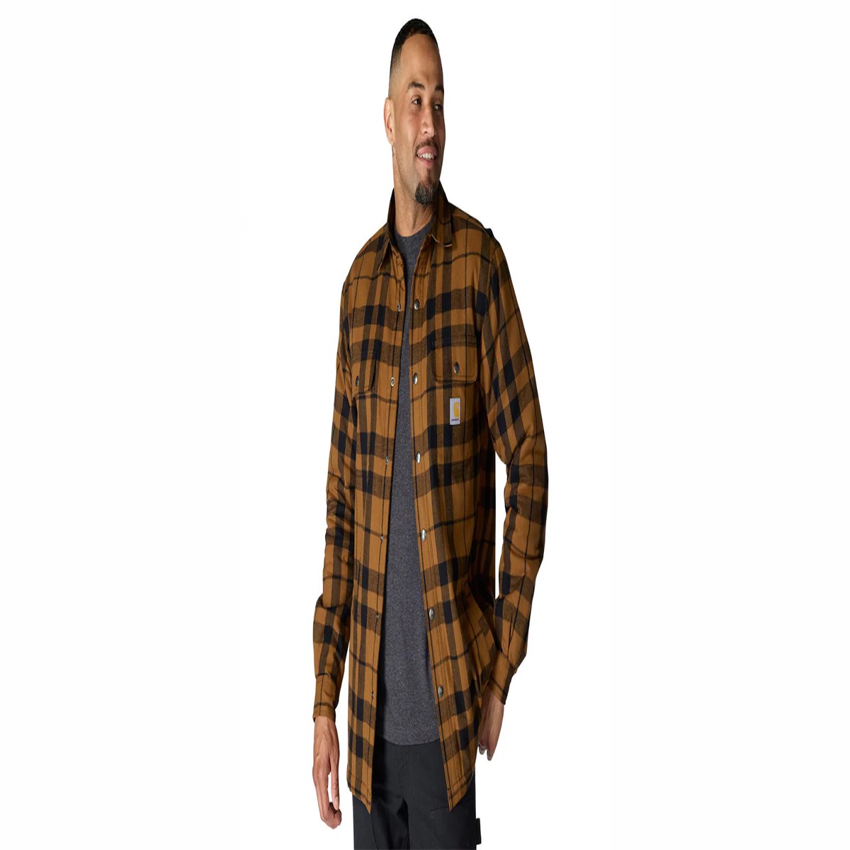 Carhartt Relaxed Fit Flannel Sherpa-Lined Shirt Jacket Men's