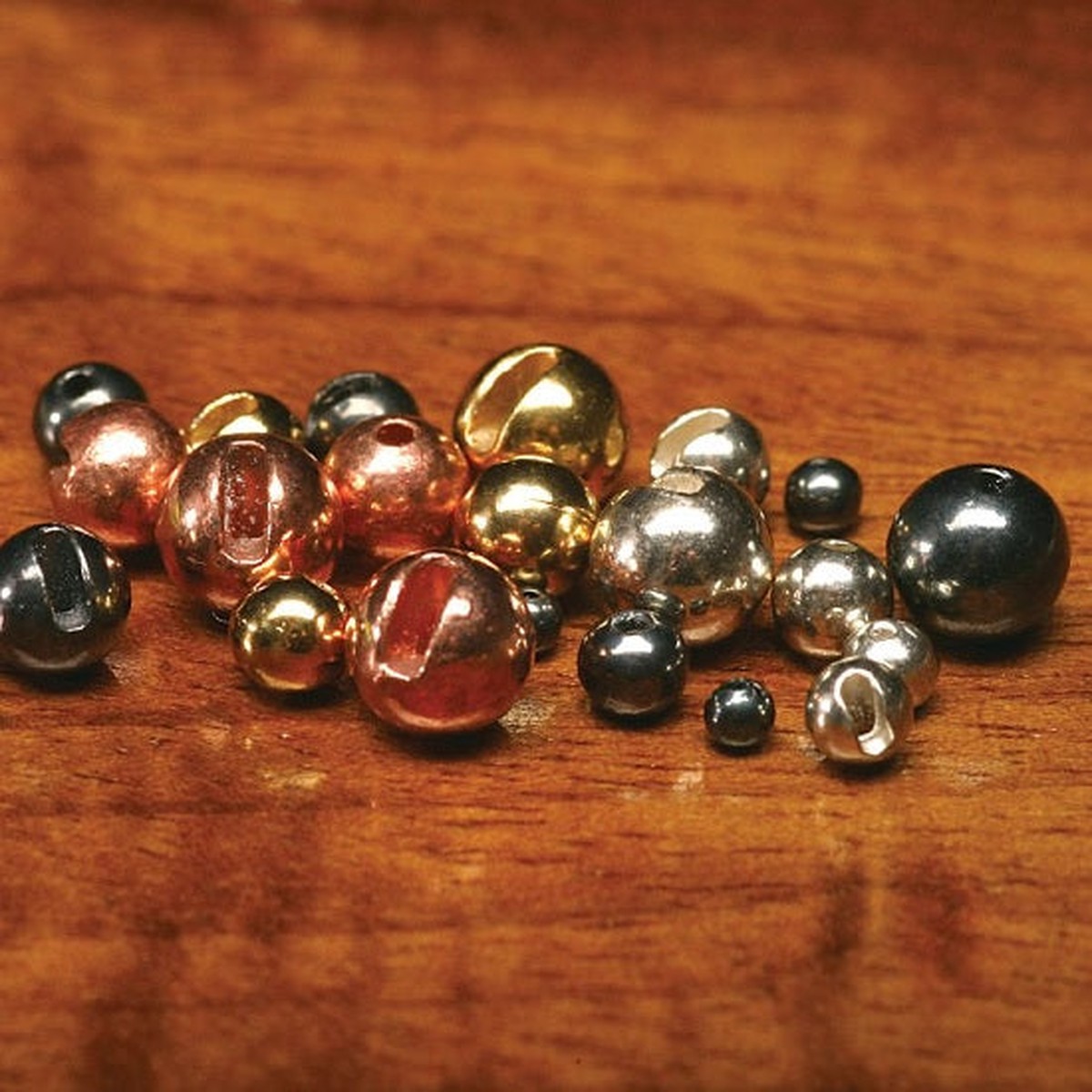 Slotted Tungsten Beads 20 Pack Hareline