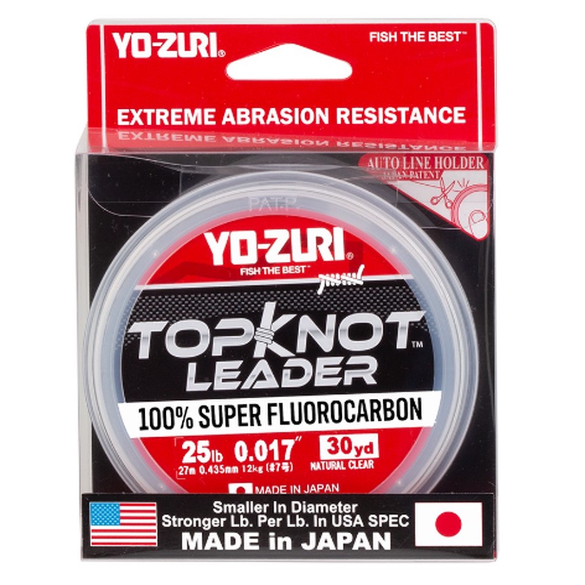 Yo-Zuri Topknot Pink Fluorocarbon Leader Spool