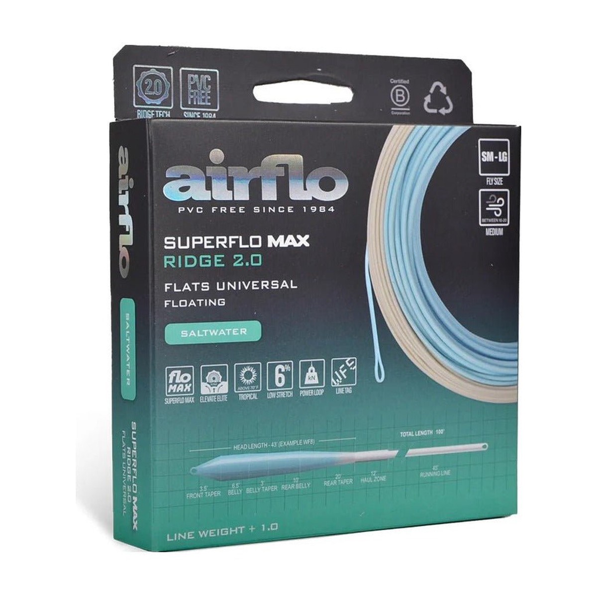 Airflo Superflo Max Ridge 2.0 - Flats Universal Taper