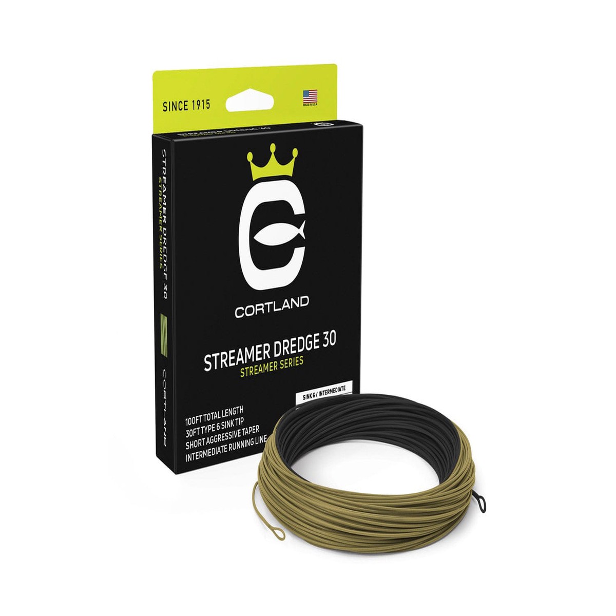 Cortland Streamer Sink Tip Dredge 30 Fly Line