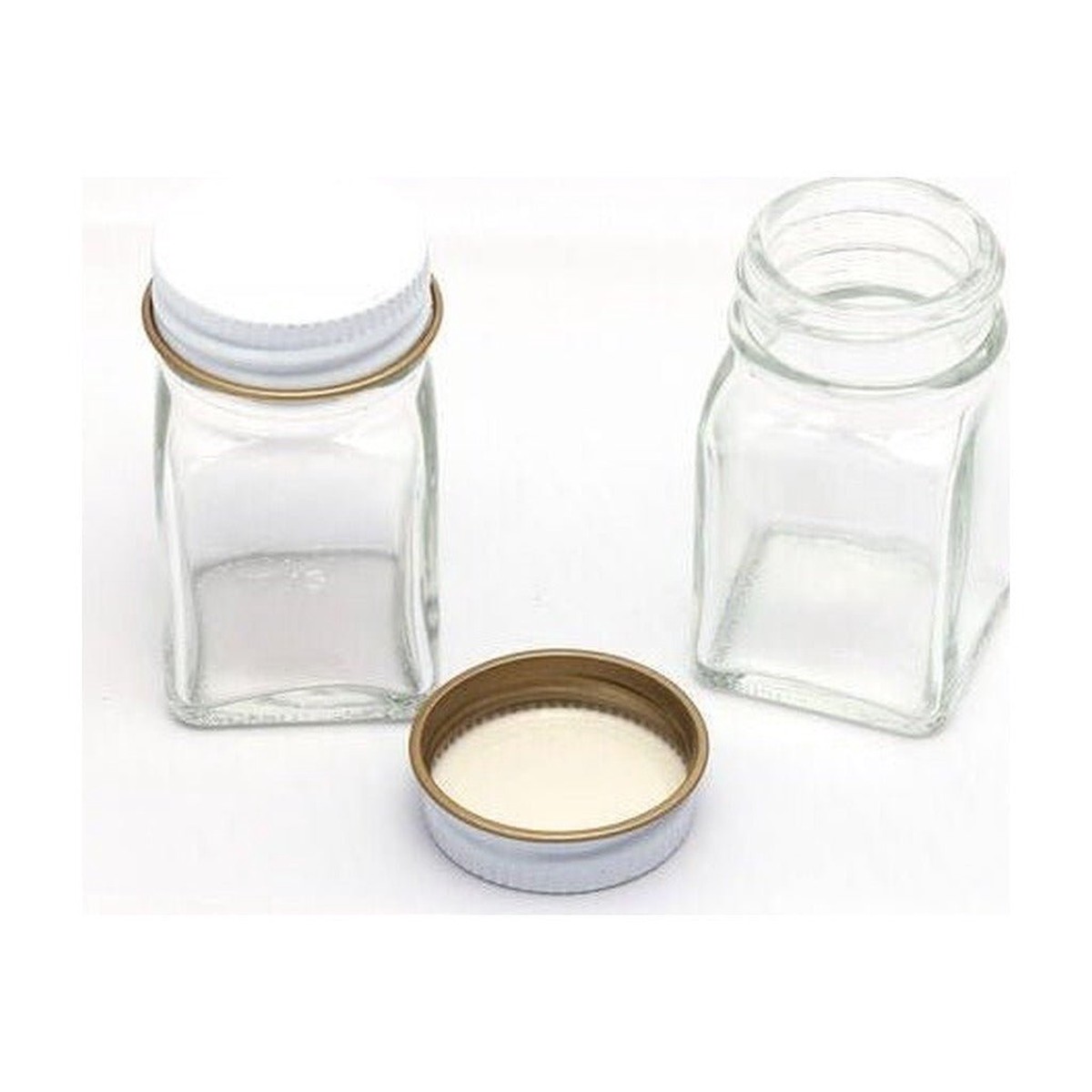 Hareline Empty Glass 1oz Glue Jar