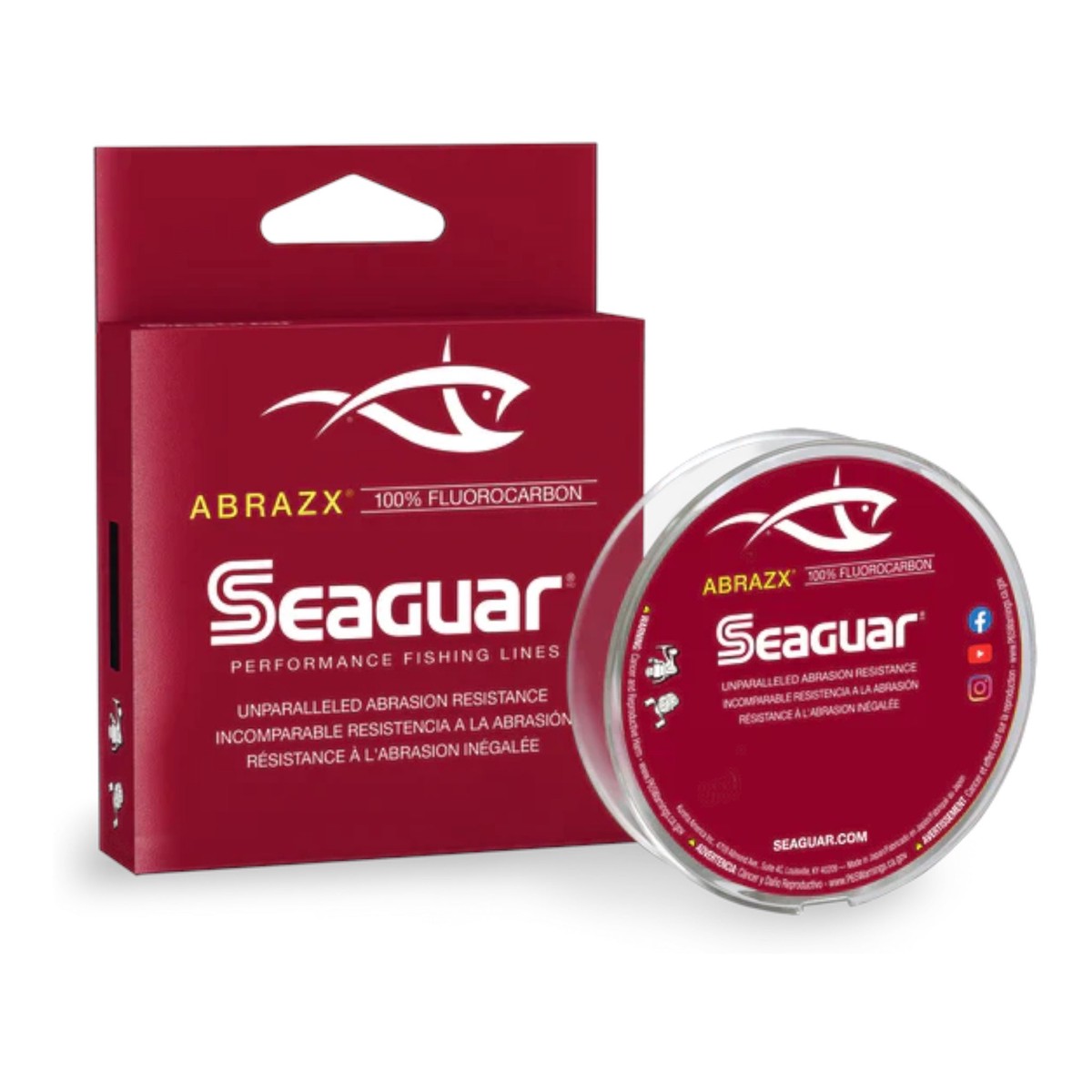 Seaguar AbrazX Fluorocarbon Line - 200 yds