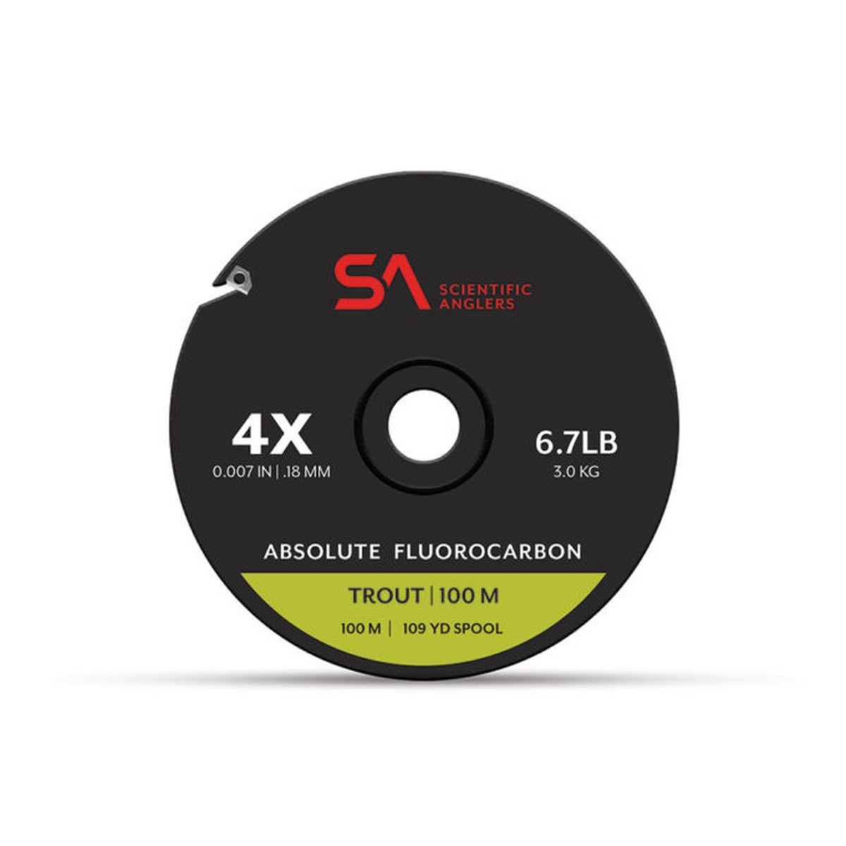 Absolute Fluorocarbon Trout Tippet 100m--Scientific Anglers