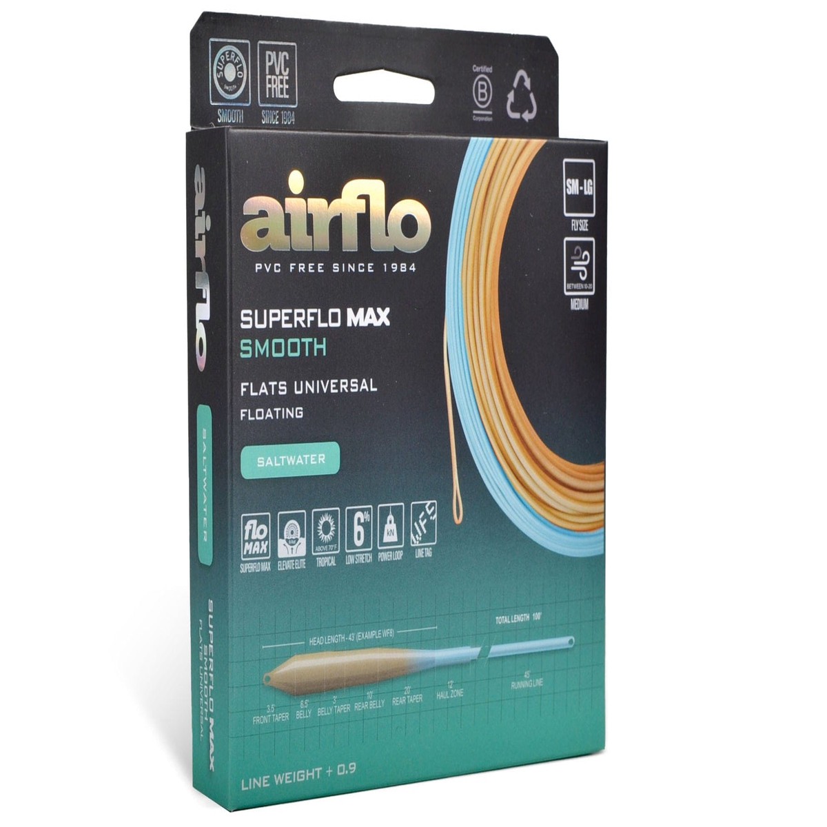 Airflo Superflo Max Flats Universal Taper Saltwater Fly Line