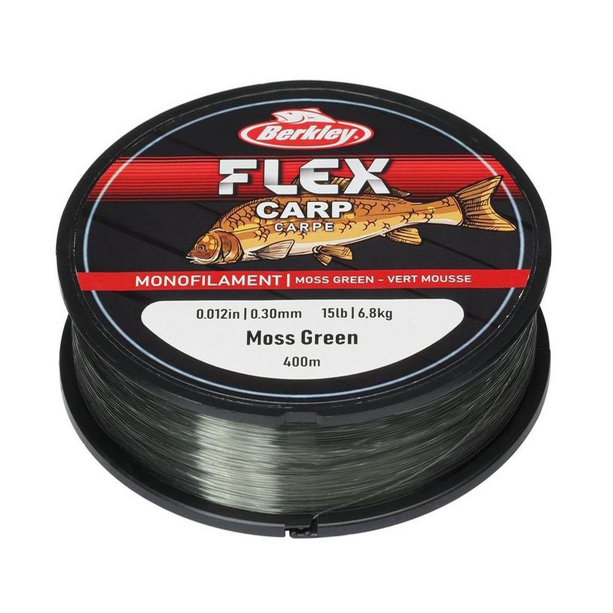 Berkley Flex SS Carp Mono Line Moss Green - 0.30mm 15lb/6.8kg 400m