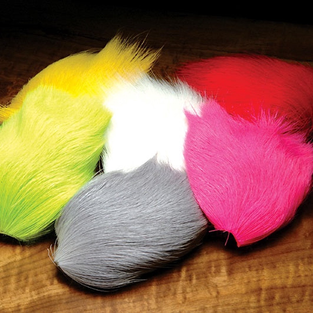 Deer Belly Hair Dyed From White--Hareline