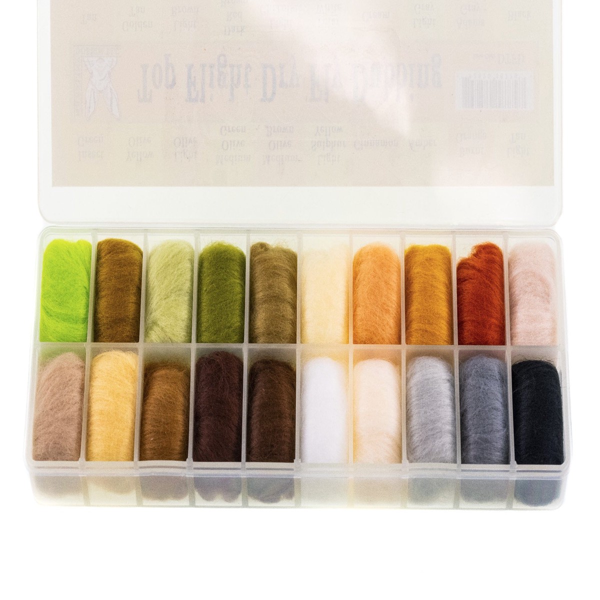 Hareline Top Flight Dry Fly Dubbing - Multi Color Assortment w/ Dispenser
