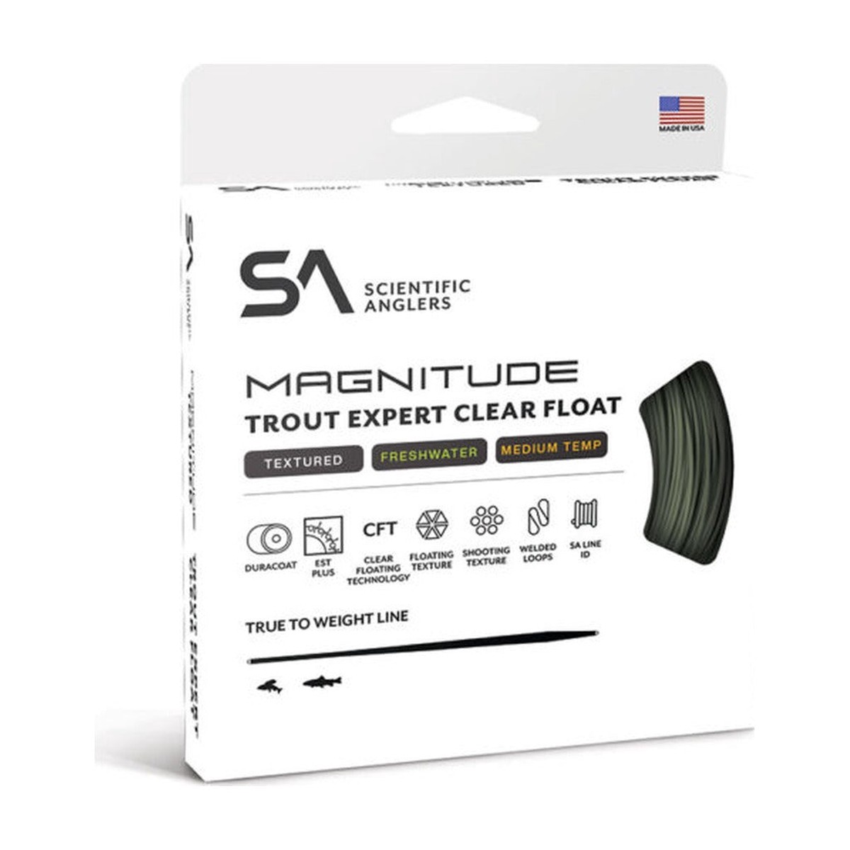 Scientific Anglers - Magnitude Trout Expert Clear Float Tip - Textured