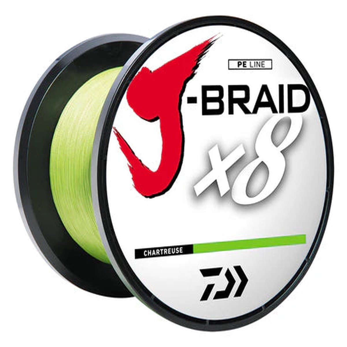 Daiwa J-Braid Line Braid 30lbs Chartreuse - Service Spool