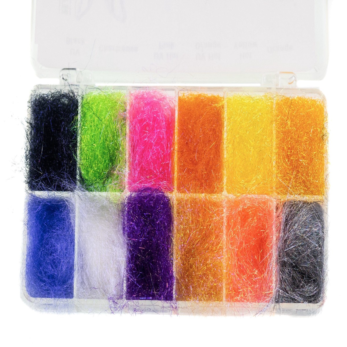 Hareline Steelhead Ice Dub - Multi Color Assortment w/ Dispenser