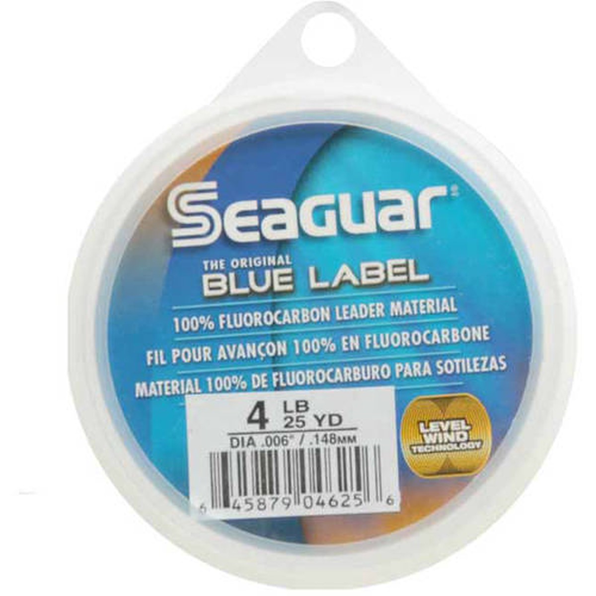 Seaguar 04FC25 Blue Label Saltwater Fluorocarbon Leader- 4 Lb Tested