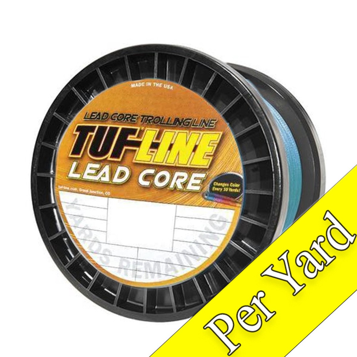 Tuf-Line Leadcore Multicolor (Per Yard)