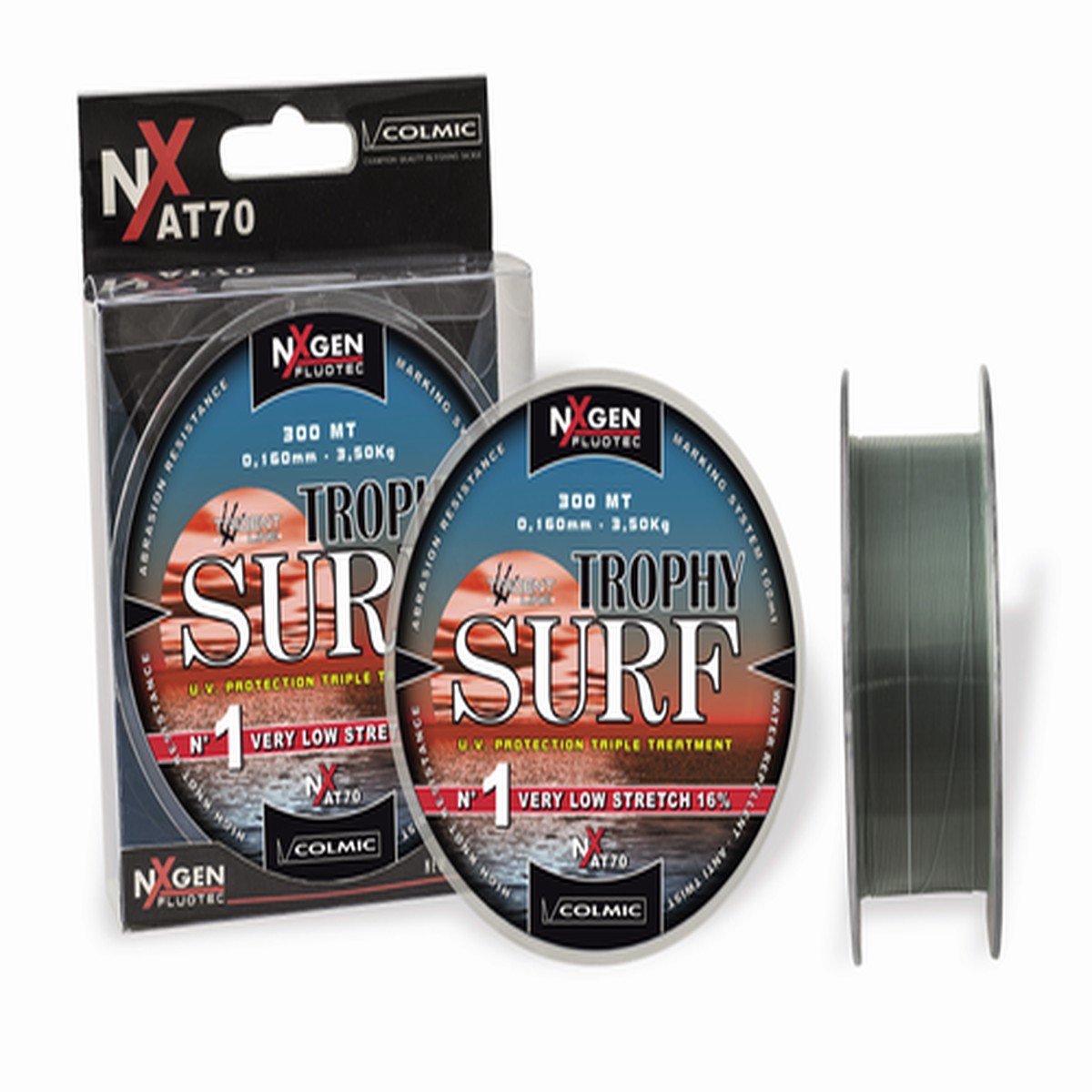 COLMIC TROPHY SURF 0.30mm 300m spool 11.3kg monofilament line