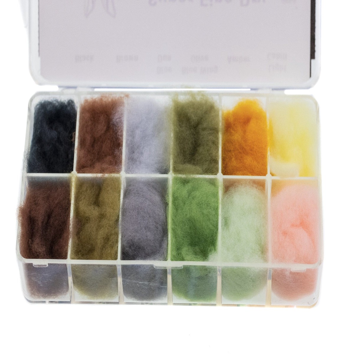 Hareline Super Fine Dry Fly Dub - Multi Color Assortment w/ Dispenser