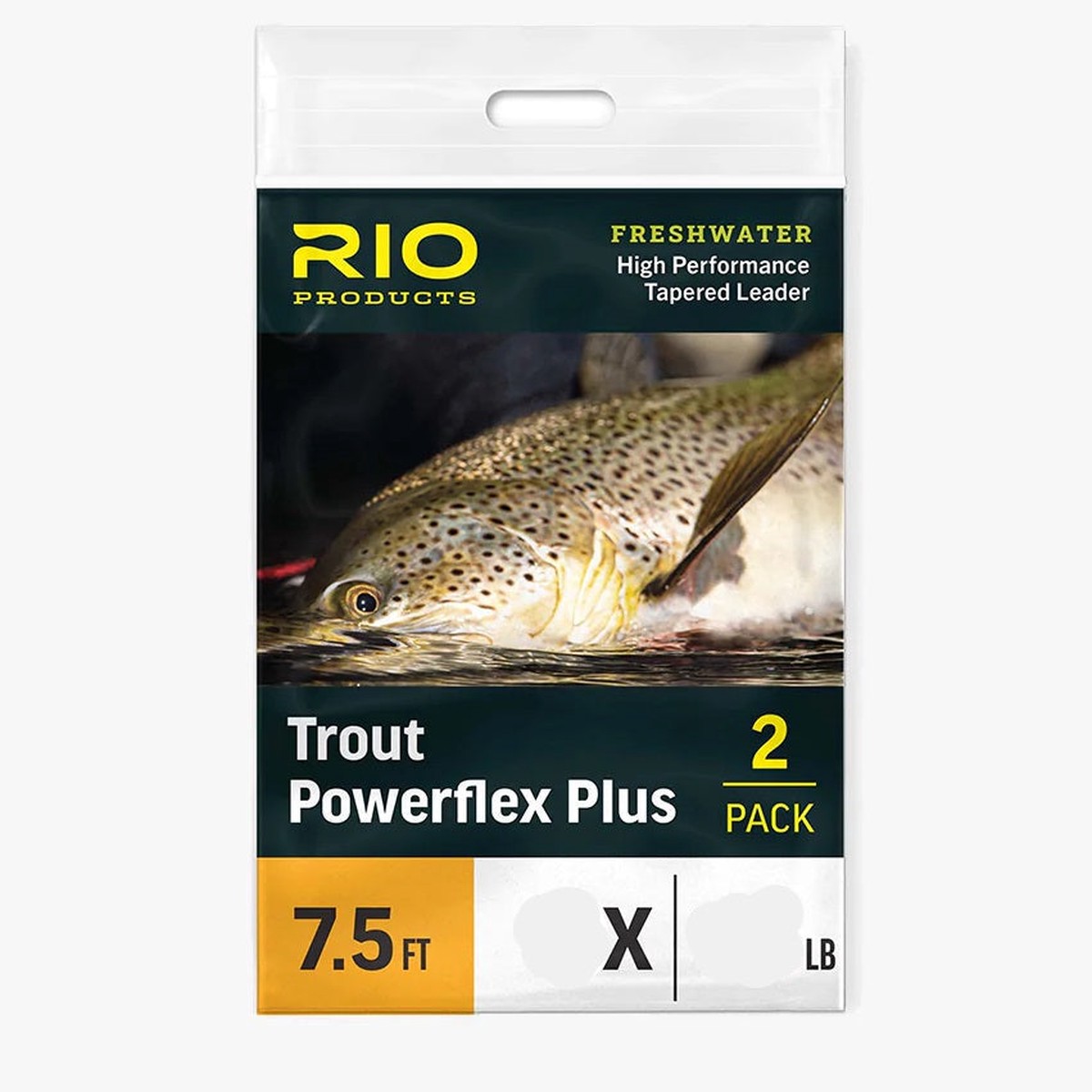 Rio Powerflex Plus Leader 7.5'--2 Pack