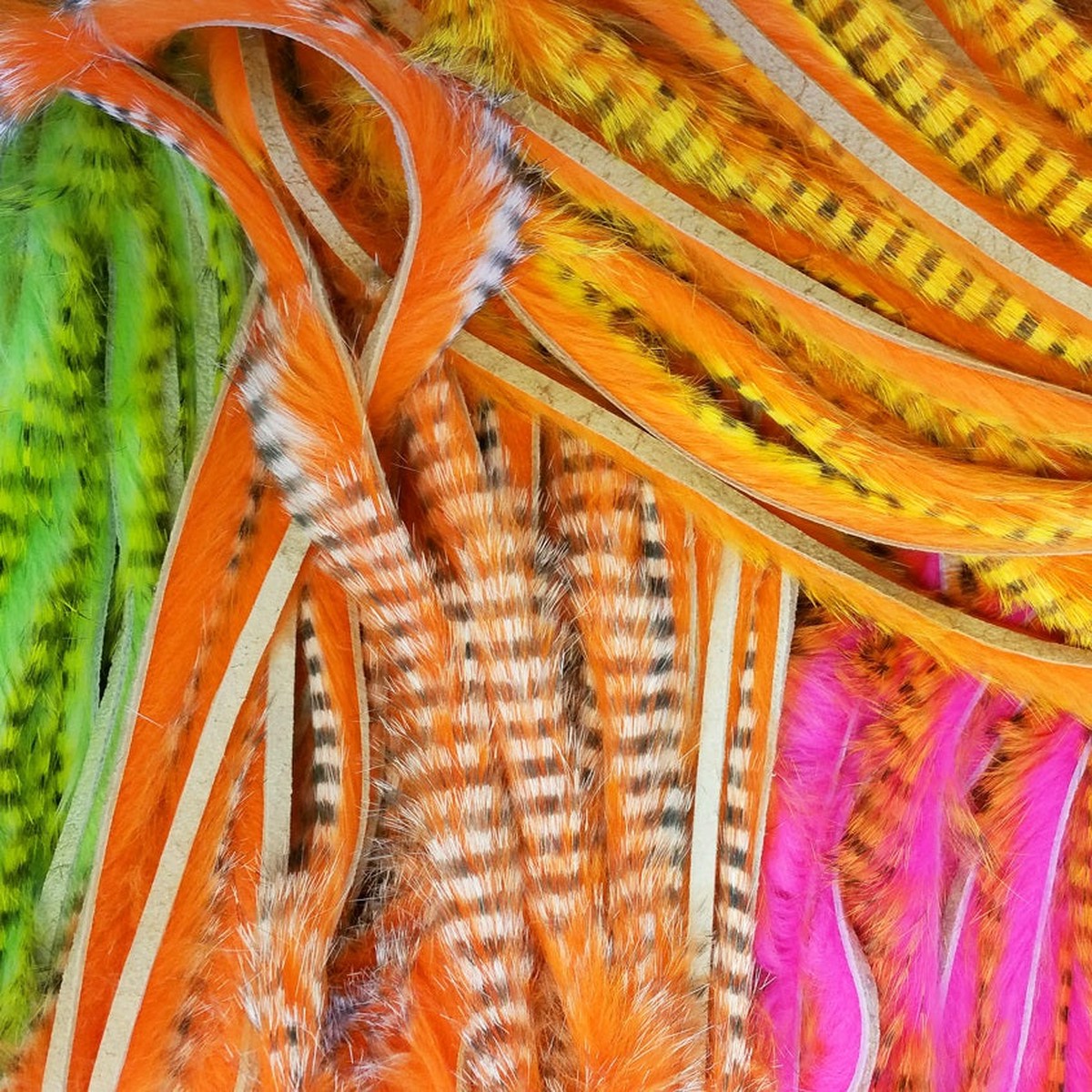 Tiger Barred Rabbit Strips--Hareline
