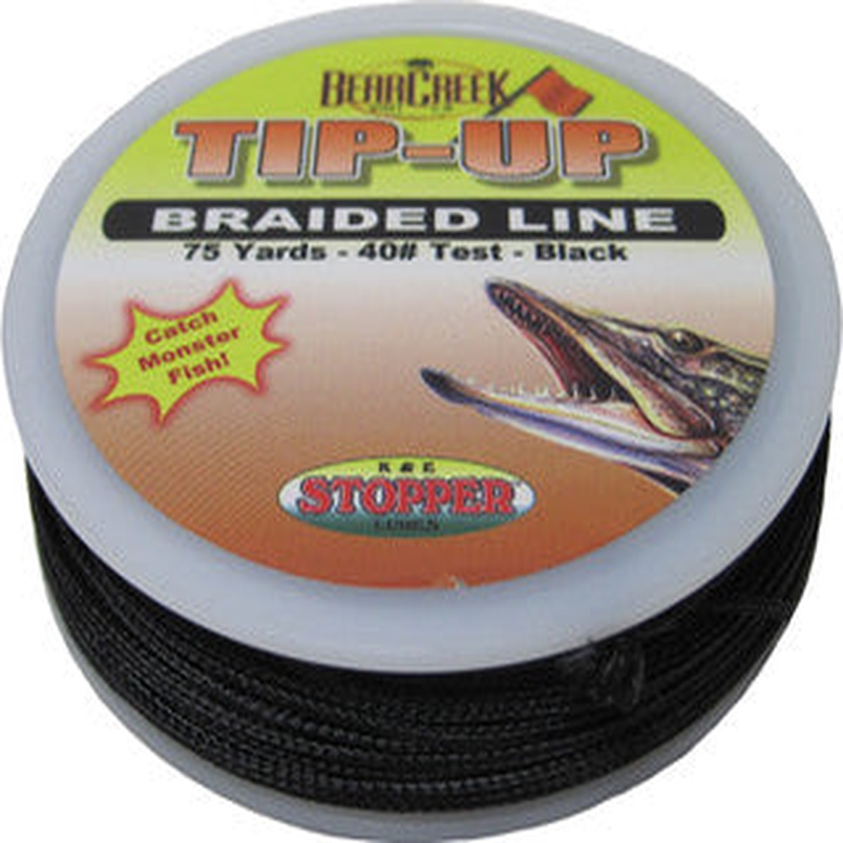 Bear Creek tip-up line braided