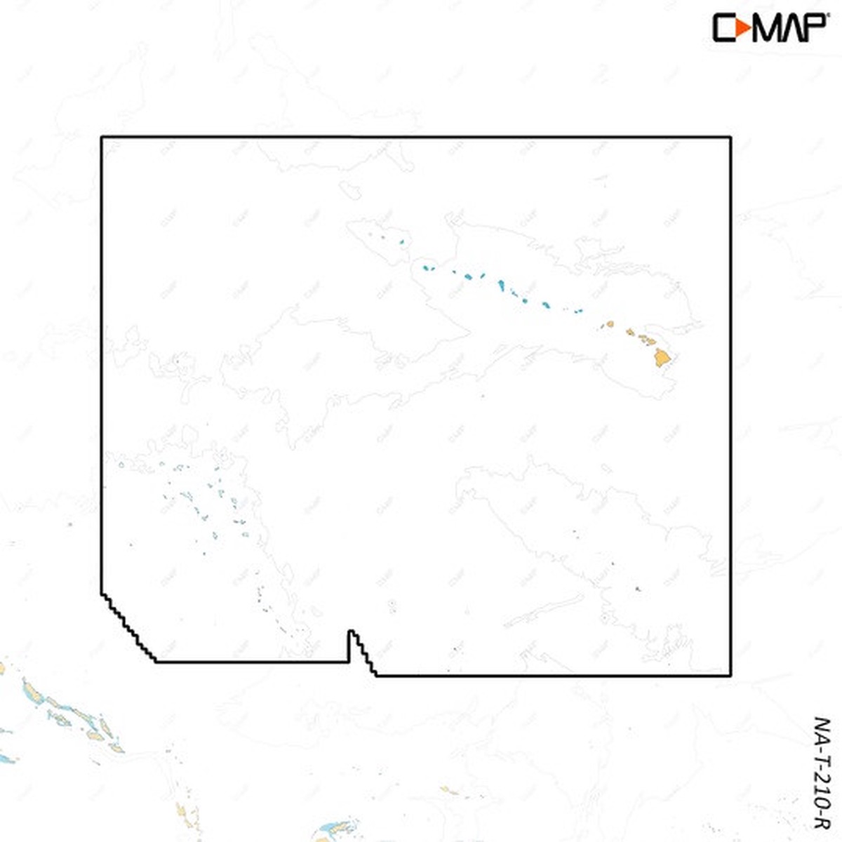 C-Map Reveal X Coastal Hawaii, Marshall Islands And French Polynesia MicroSD M-NA-T-210-R-MS