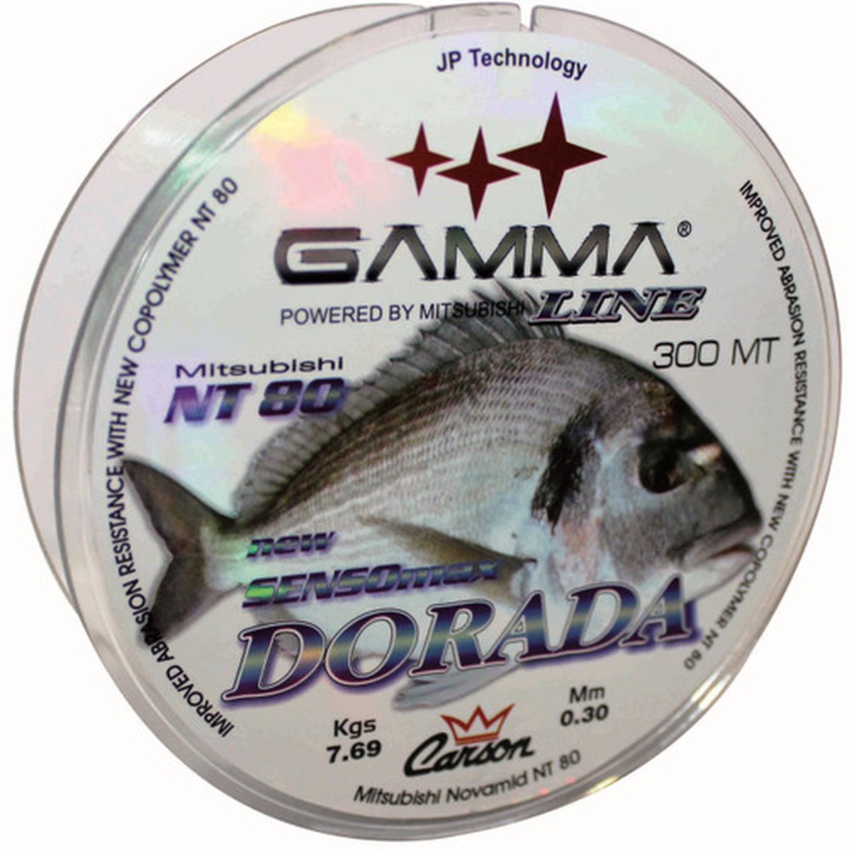 CARSON SENSOMAX DORADA /TAIGA MONOFILAMENT SPOOL LINE MT.300 D.0,35
