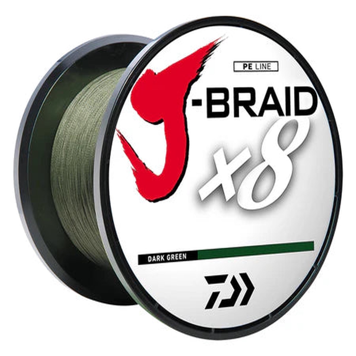 Daiwa J-Braid Line Braid 20lbs Dark Green - Service Spool